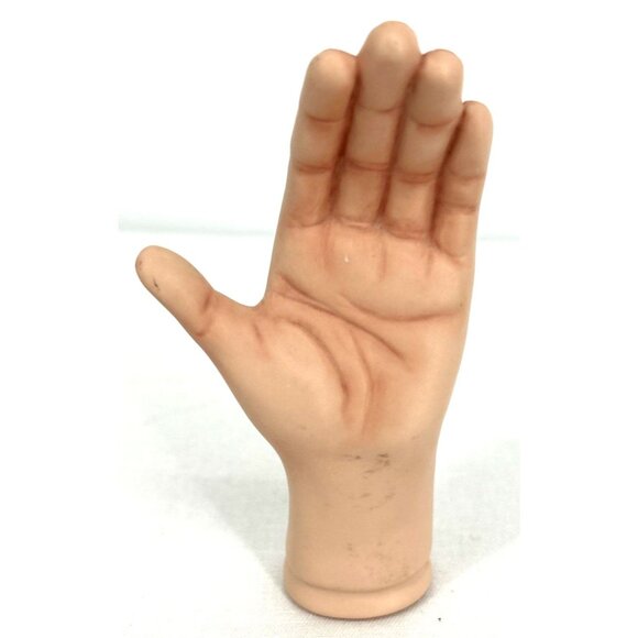 Porcelain Doll Hands Replacement Parts Elderly Old Hands 5.25" - Picture 9 of 9